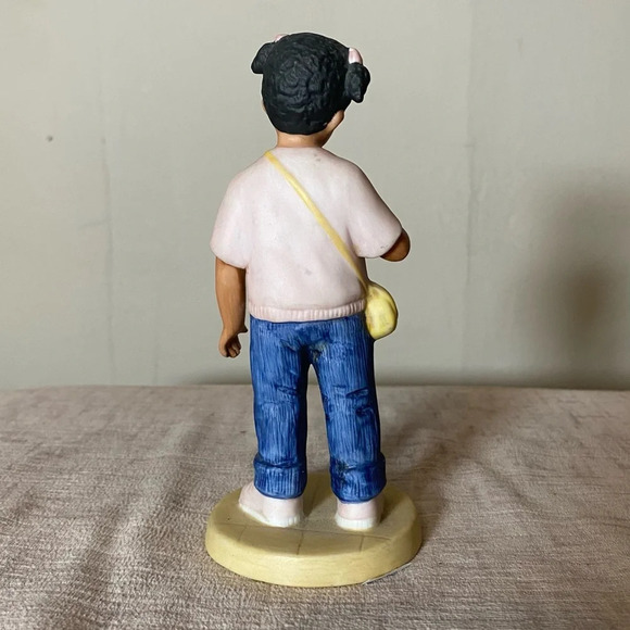 Homco Vintage Little Girl Eating Ice Cream Figurine #1455 Collectible - Picture 2 of 5
